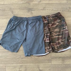 Men’s workout shorts. Size 3XL fits like L/XL. Running shorts.